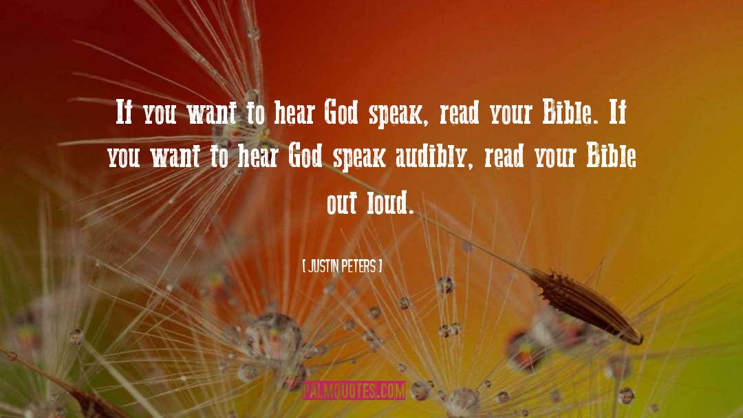 God Speak quotes by Justin Peters