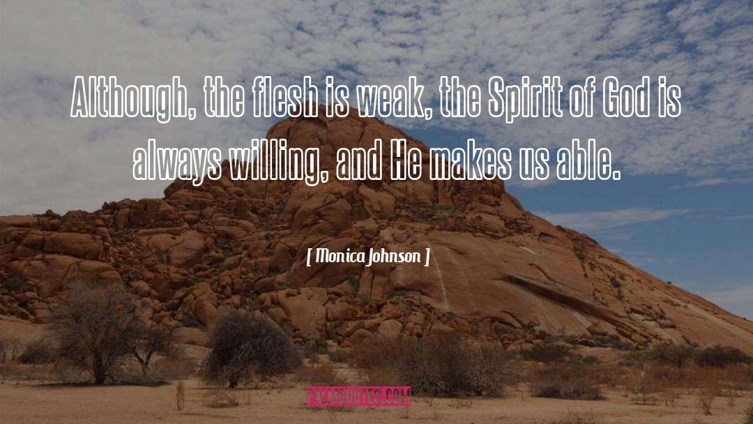 God Spirit quotes by Monica Johnson