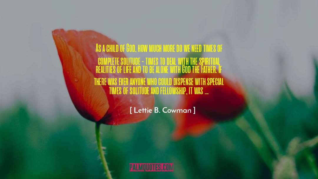 God The Father quotes by Lettie B. Cowman