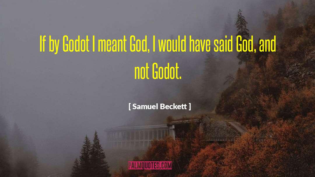 God Throne quotes by Samuel Beckett