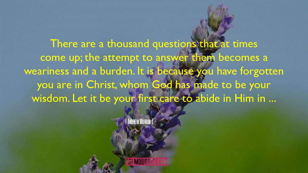 God Will Answer Prayer quotes by Andrew Murray