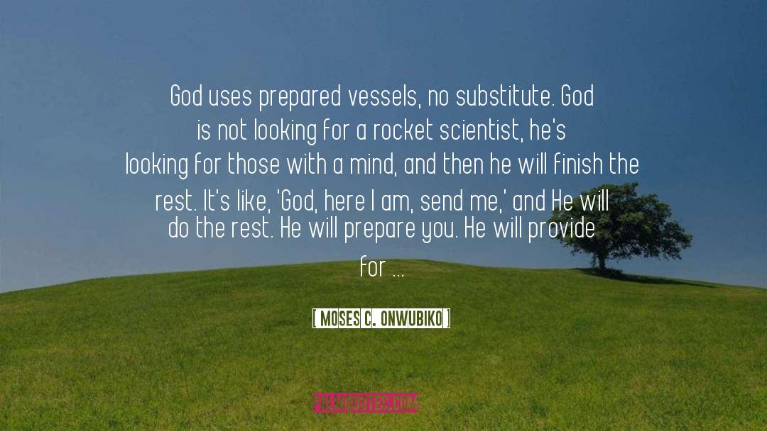 God Will Provide Bible quotes by Moses C. Onwubiko