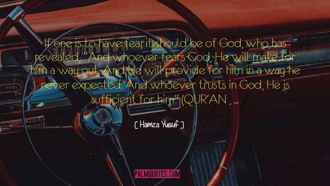 God Will Provide Bible quotes by Hamza Yusuf