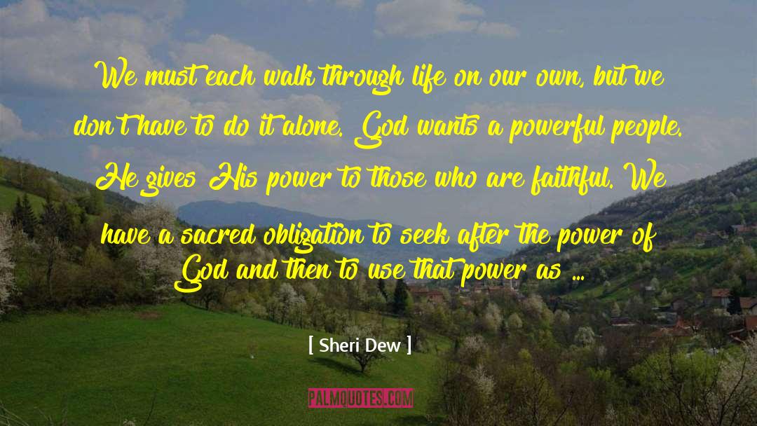 God With Us quotes by Sheri Dew