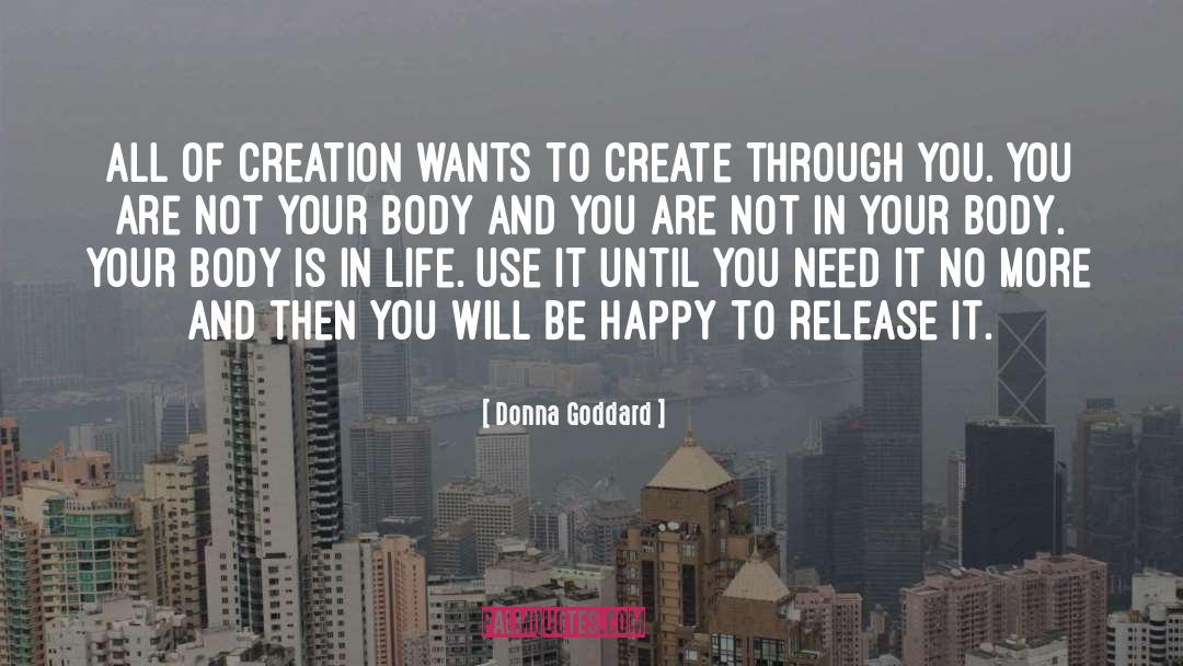 Goddard quotes by Donna Goddard