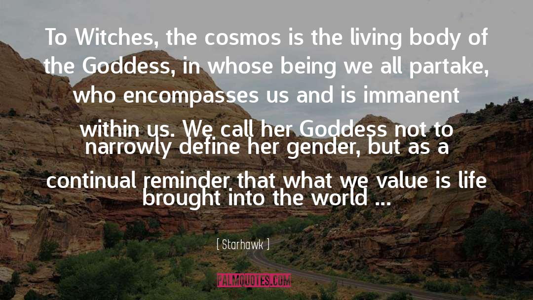 Goddess Fiction quotes by Starhawk