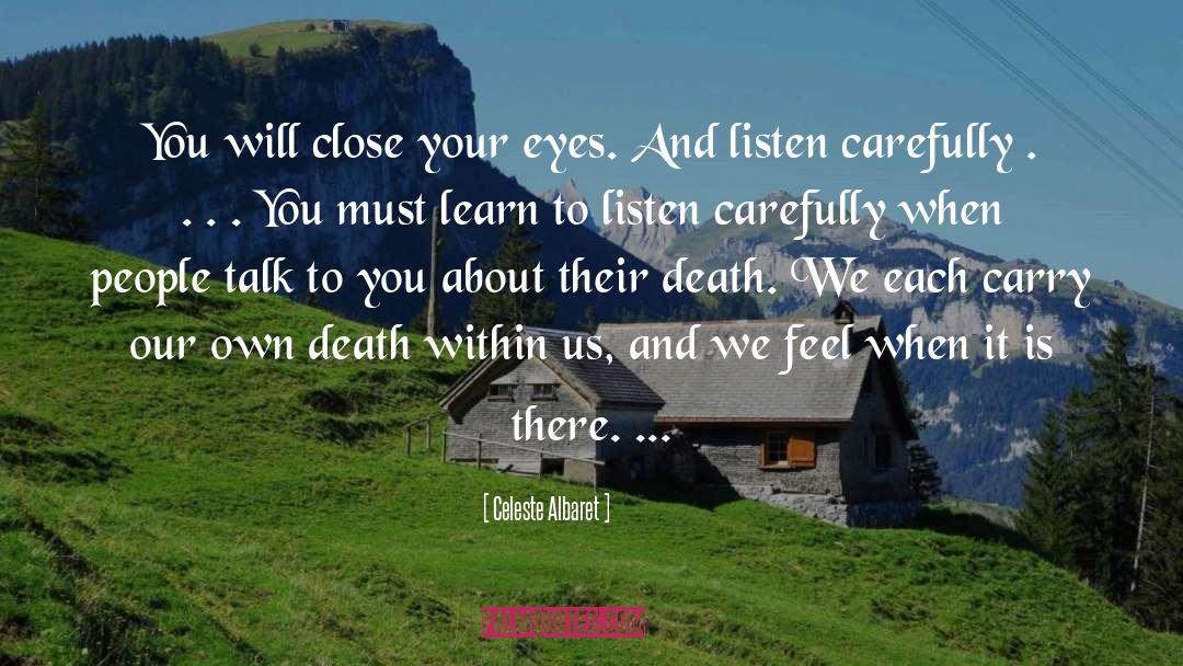 Goddess Of Death quotes by Celeste Albaret