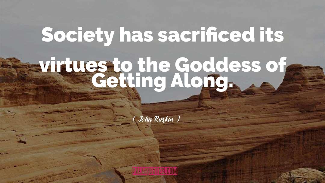 Goddess quotes by John Ruskin