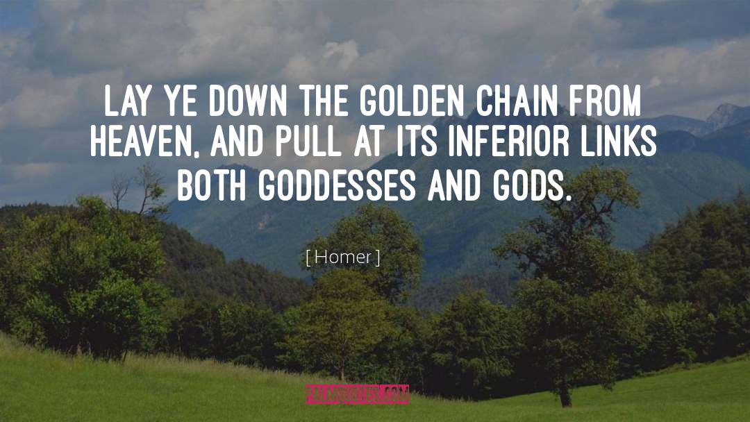 Goddesses quotes by Homer