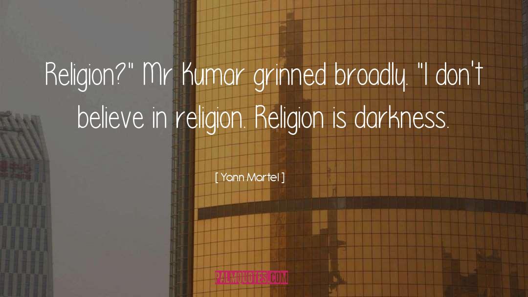 Godfather Religion quotes by Yann Martel