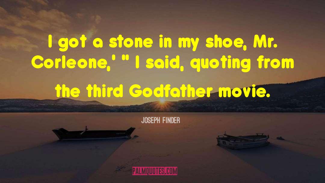 Godfather Religion quotes by Joseph Finder