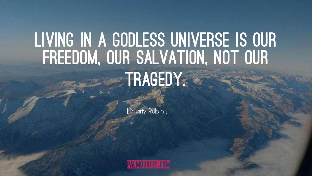 Godless quotes by Marty Rubin