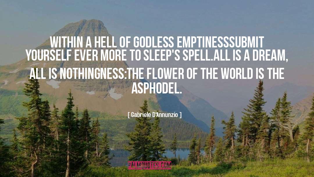 Godless quotes by Gabriele D'Annunzio