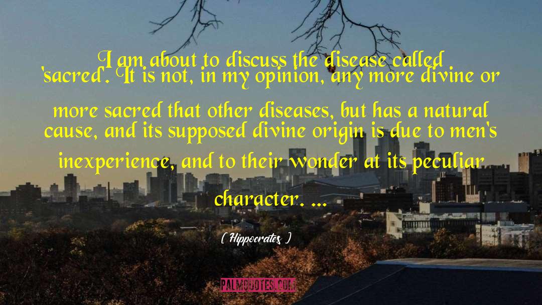 Godly Character quotes by Hippocrates
