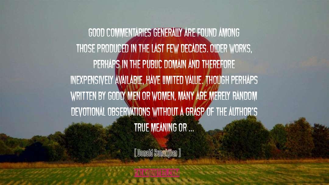 Godly Men quotes by Donald Sunukjian