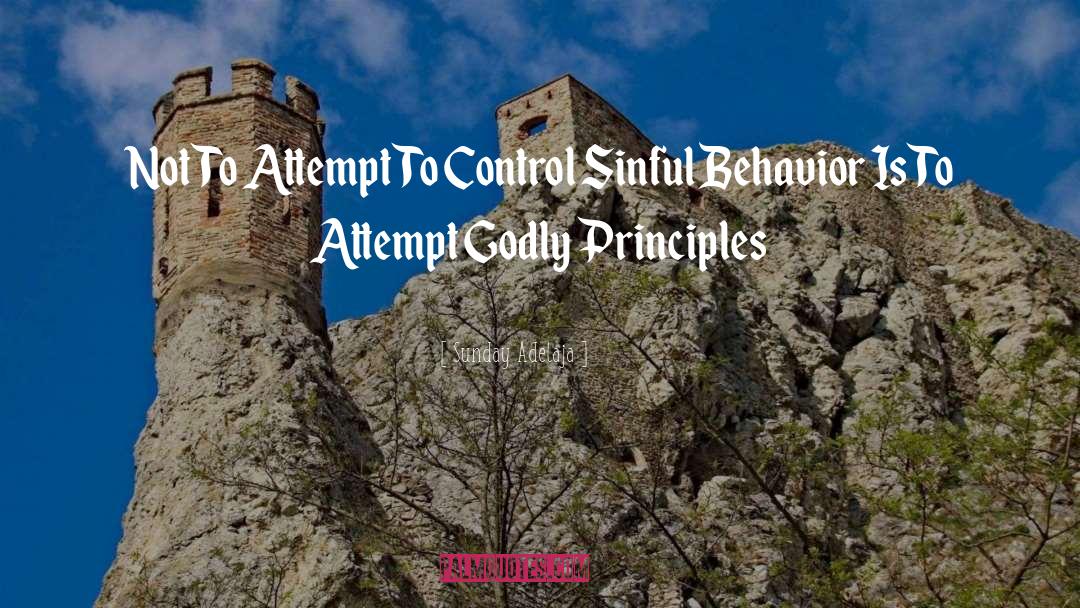 Godly Principles quotes by Sunday Adelaja