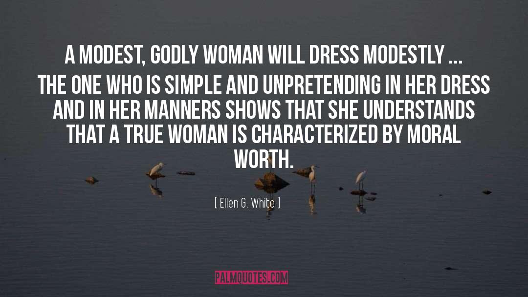 Godly Woman quotes by Ellen G. White