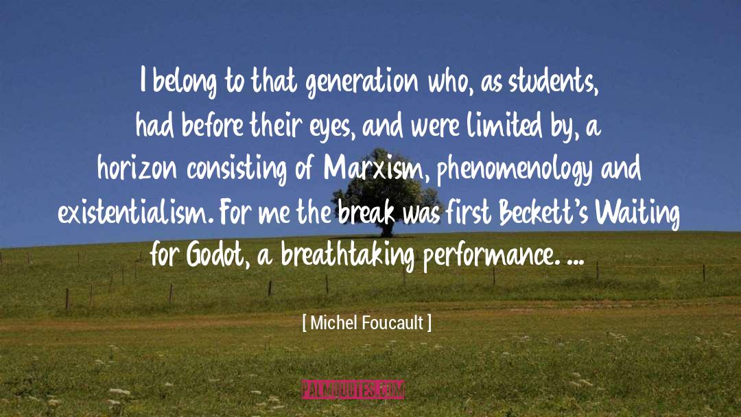 Godot quotes by Michel Foucault