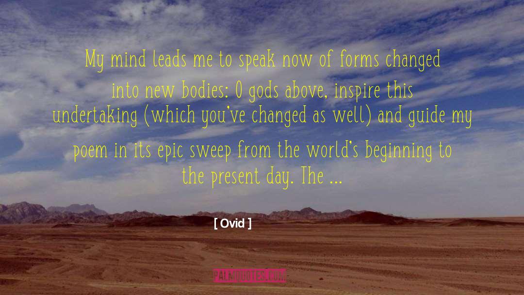 Gods Above quotes by Ovid