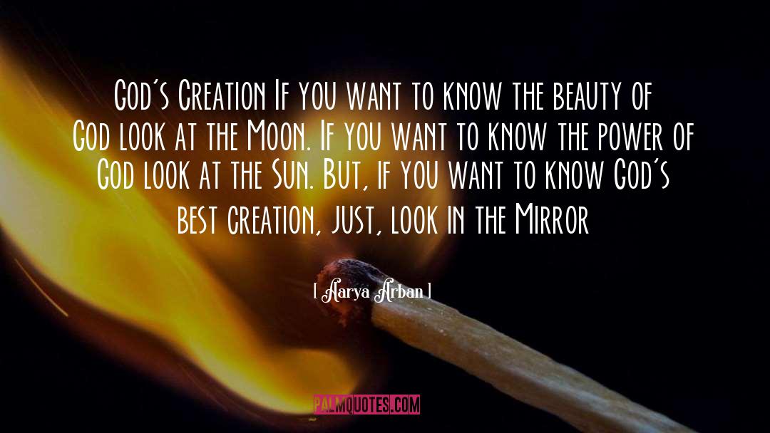 Gods Creation quotes by Aarya Arban