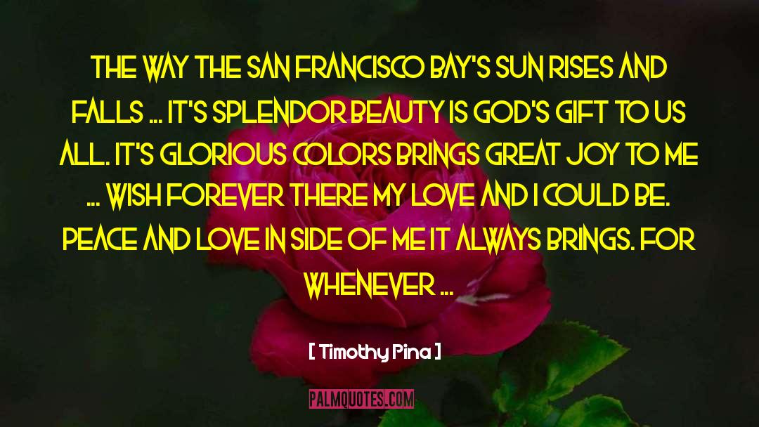 Gods Gift quotes by Timothy Pina