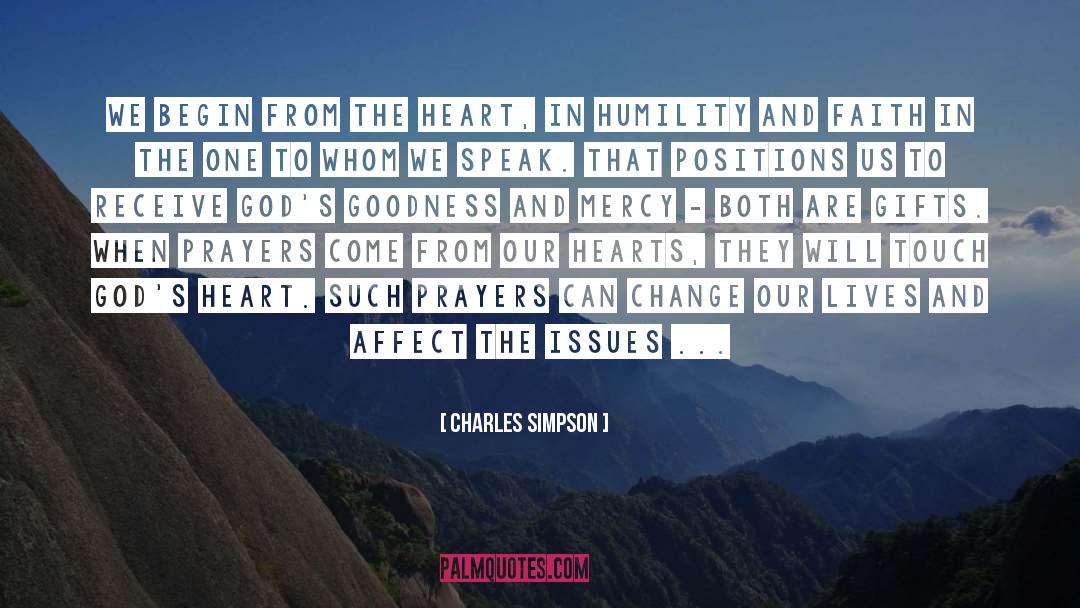 Gods Goodness quotes by Charles Simpson