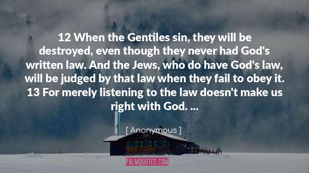 Gods Law quotes by Anonymous