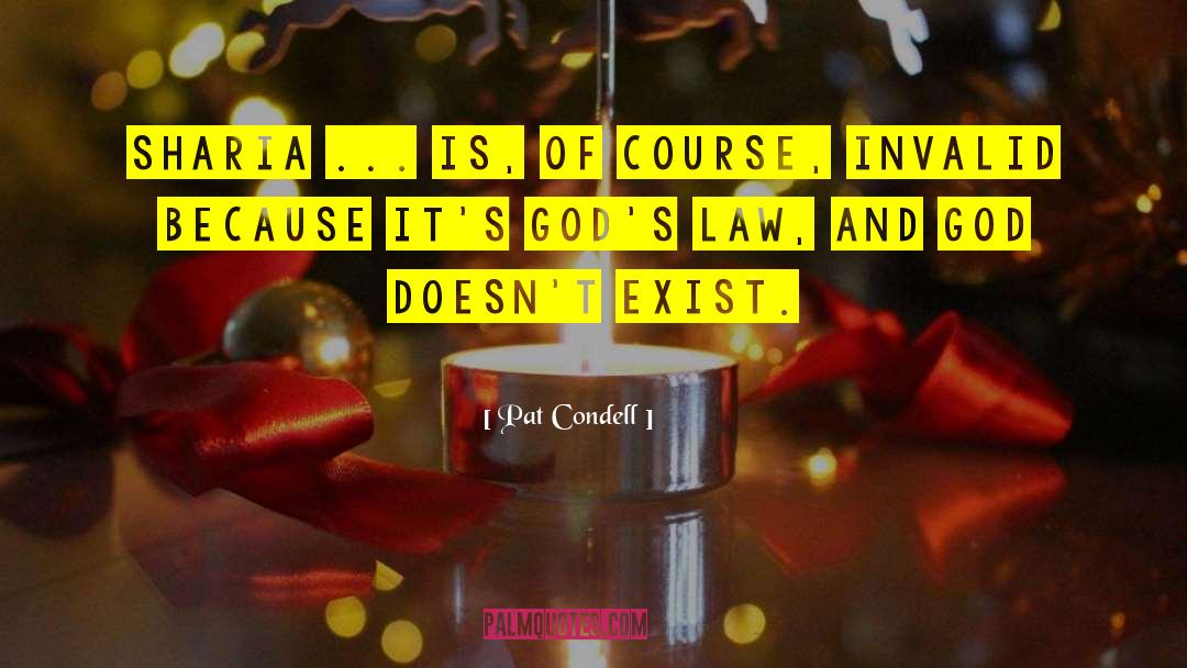 Gods Law quotes by Pat Condell
