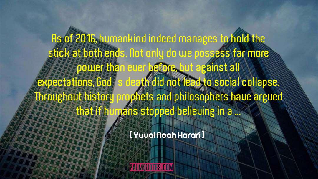 Gods Plans And Humility quotes by Yuval Noah Harari