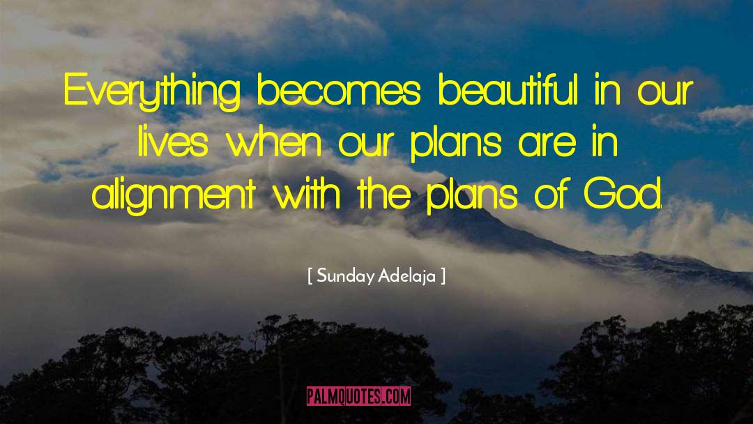 Gods Plans quotes by Sunday Adelaja