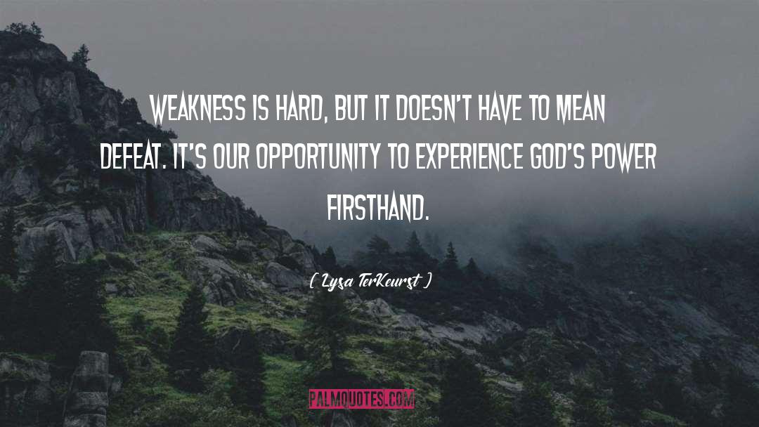 Gods Power quotes by Lysa TerKeurst