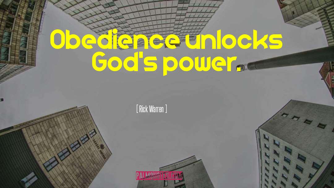 Gods Power quotes by Rick Warren