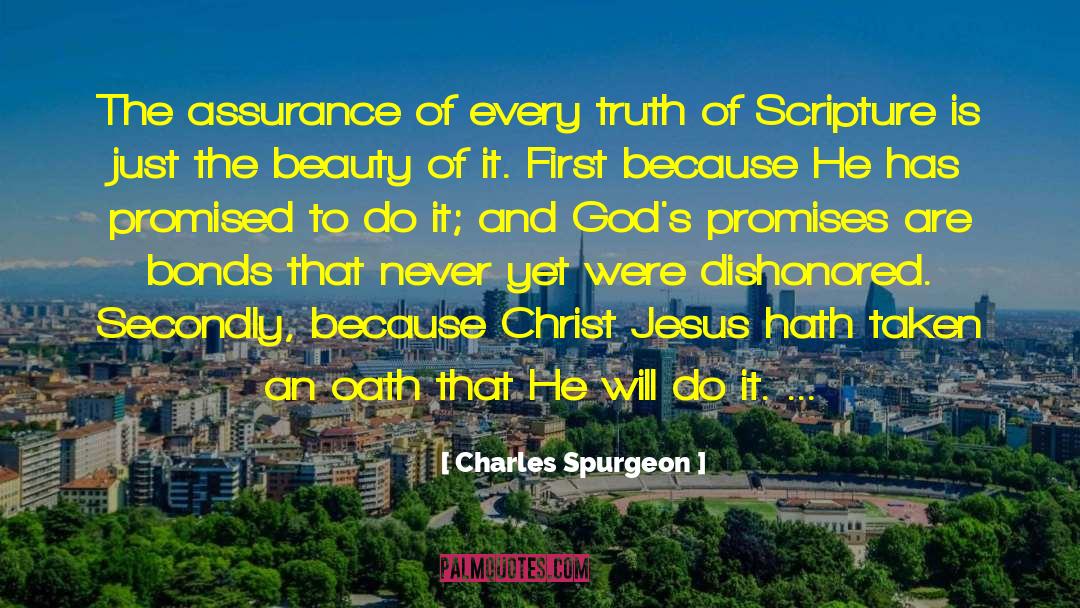 Gods Promises quotes by Charles Spurgeon