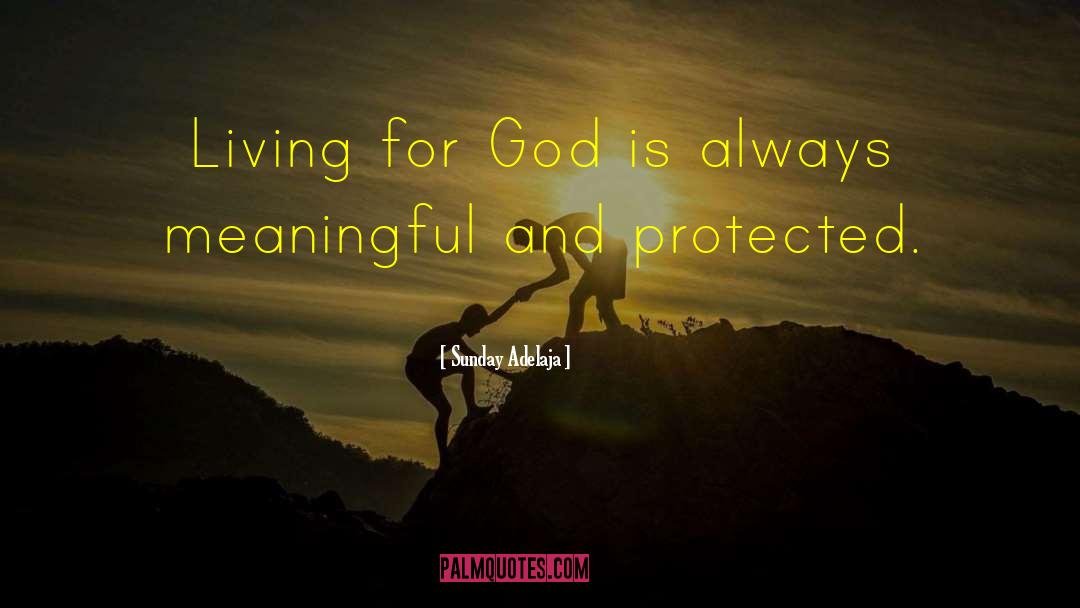 Gods Protection quotes by Sunday Adelaja