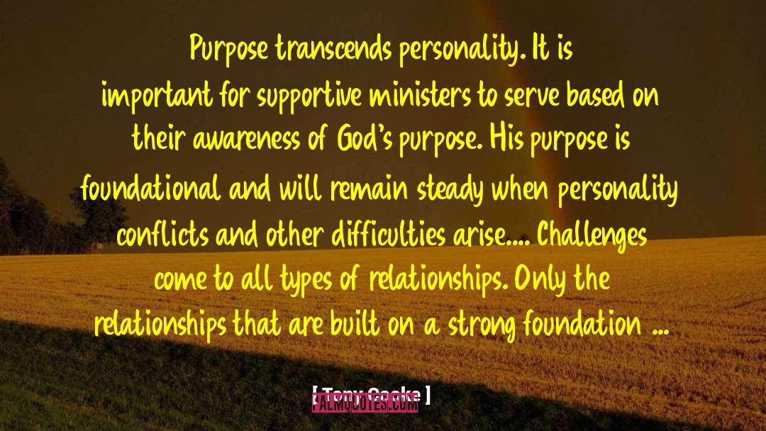 Gods Purpose quotes by Tony Cooke