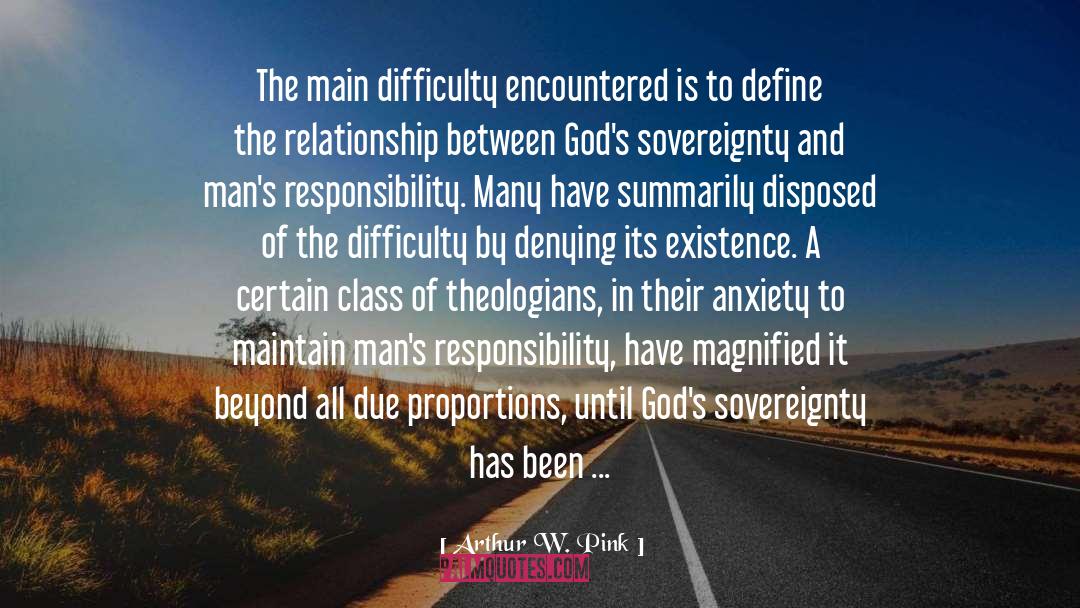 Gods Sovereignty quotes by Arthur W. Pink