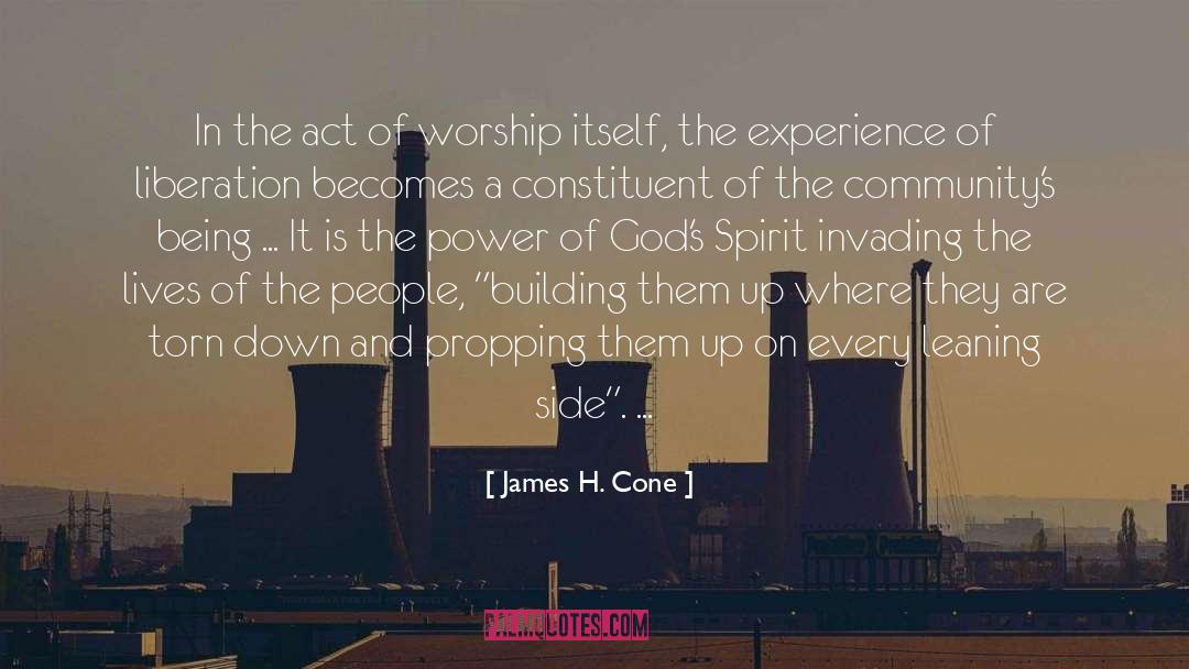 Gods Spirit quotes by James H. Cone