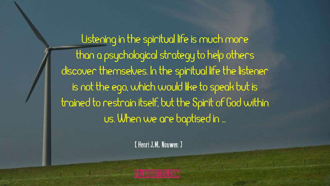 Gods Spirit quotes by Henri J.M. Nouwen