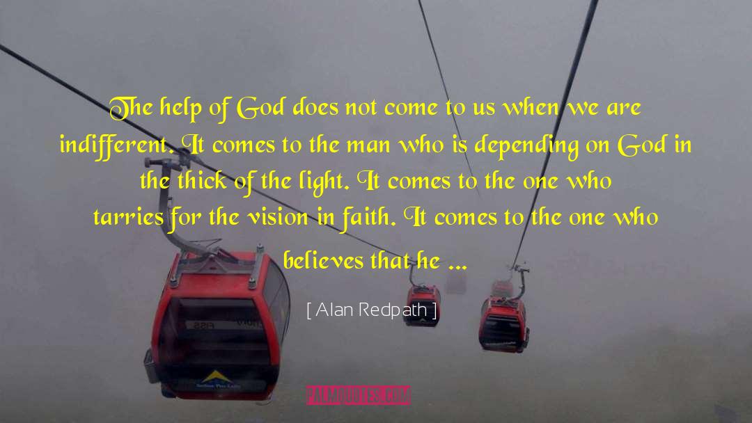 Gods Vision quotes by Alan Redpath