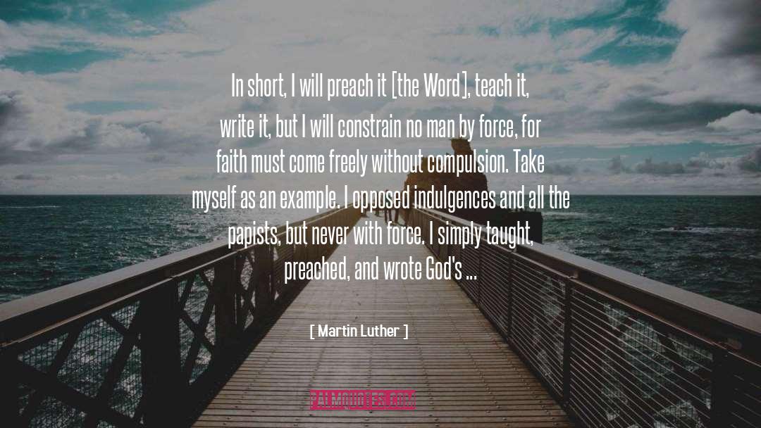 Gods Word quotes by Martin Luther