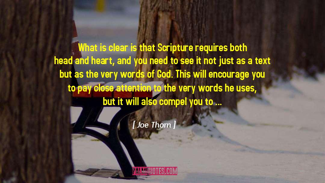 Gods Word quotes by Joe Thorn
