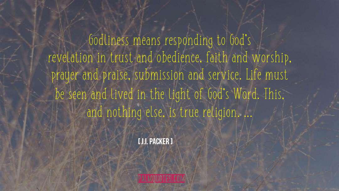 Gods Word quotes by J.I. Packer