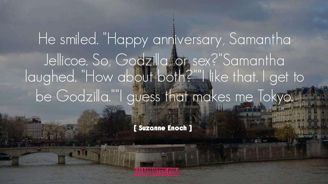 Godzilla quotes by Suzanne Enoch