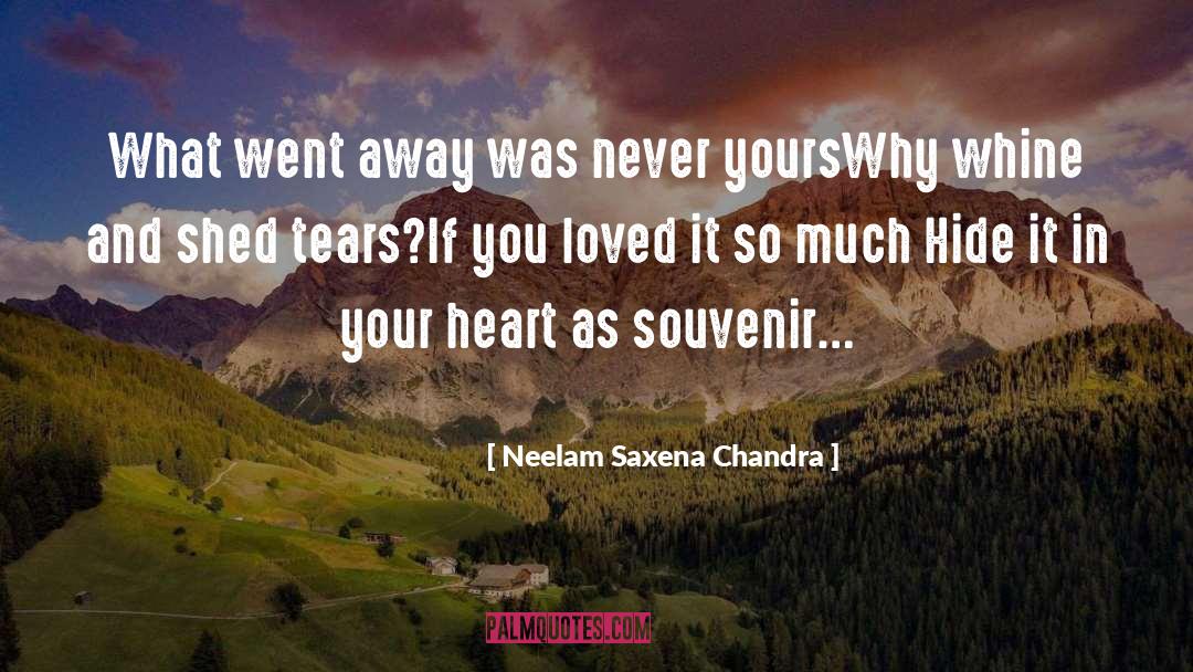 Going Away quotes by Neelam Saxena Chandra