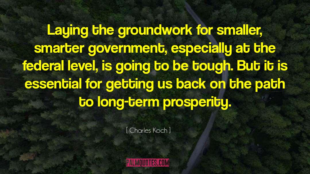 Going Back To School quotes by Charles Koch