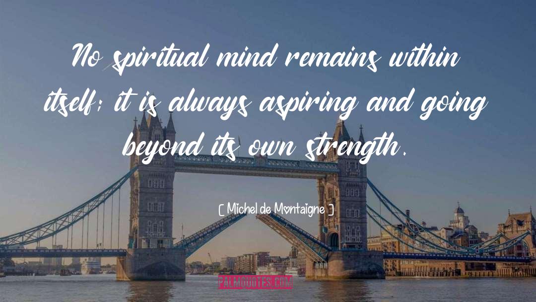 Going Beyond quotes by Michel De Montaigne