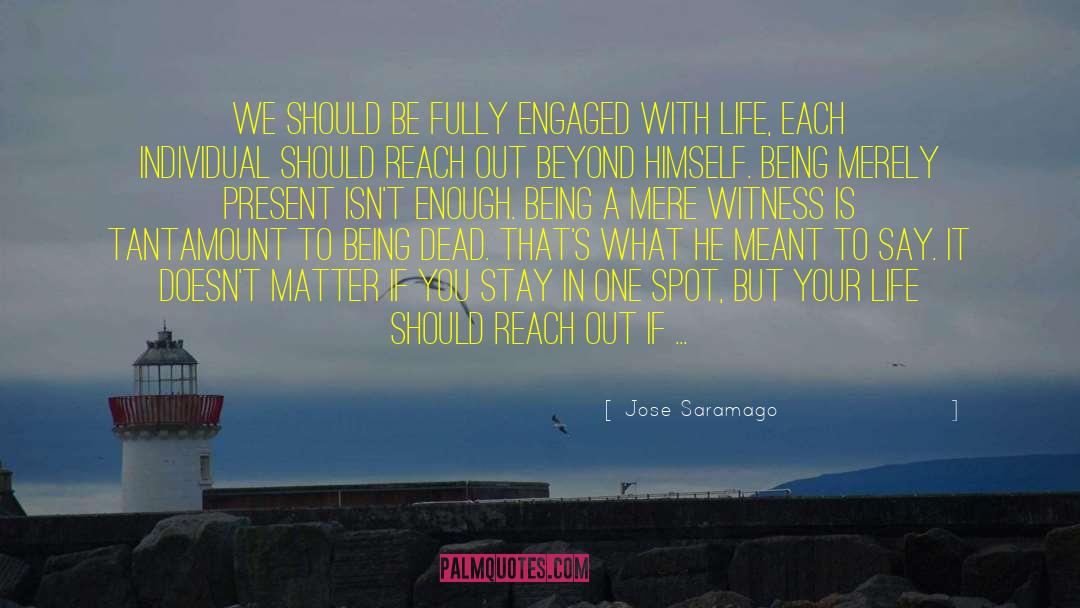 Going Beyond quotes by Jose Saramago