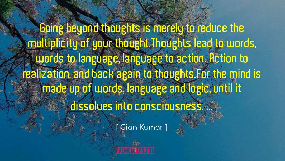 Going Beyond quotes by Gian Kumar