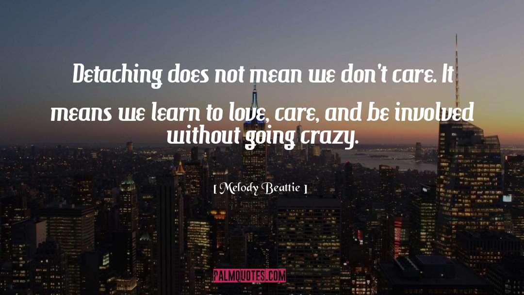 Going Crazy quotes by Melody Beattie