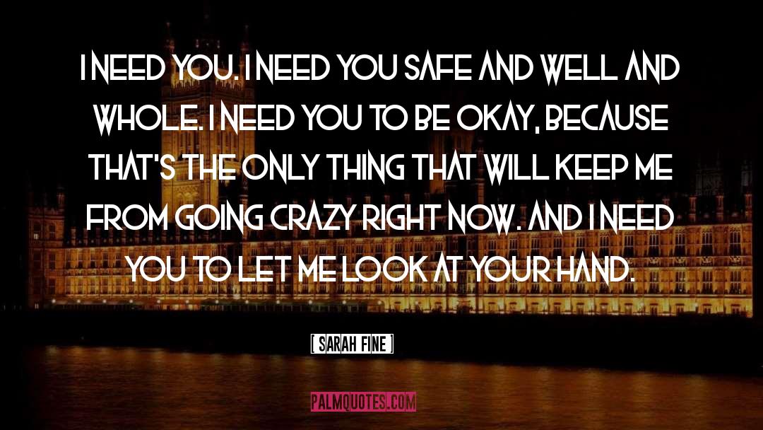 Going Crazy quotes by Sarah Fine